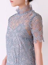 レンタルドレス｜Self-Portrait｜水色｜ミニ丈｜二次会