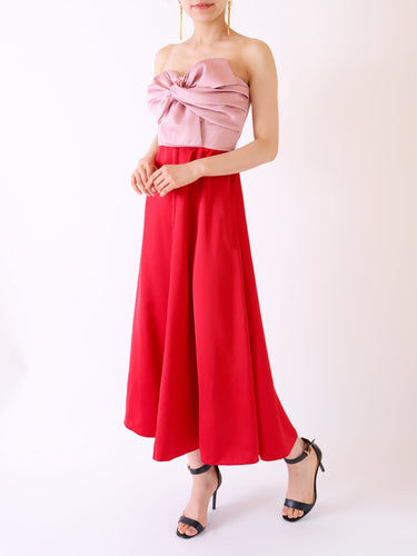 Shakuhachi（シャクハチ）のロングドレス結婚式やパーティーにぴったりのレンタルアイテム。