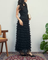 Molly Goddard（モリー ゴダード）のロングドレス結婚式やパーティーにぴったりのレンタルアイテム。