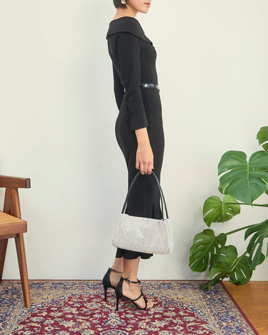 Norma Kamali（ノーマ カマリ）のミディドレス結婚式やパーティーにぴったりのレンタルアイテム。