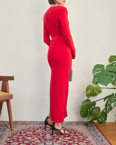 Norma Kamali（ノーマ カマリ）のロングドレス結婚式やパーティーにぴったりのレンタルアイテム。