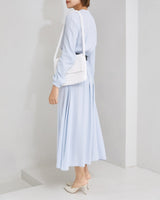 Karl Lagerfeld（カール ラガーフェルド）のミディドレス結婚式やパーティーにぴったりのレンタルアイテム。