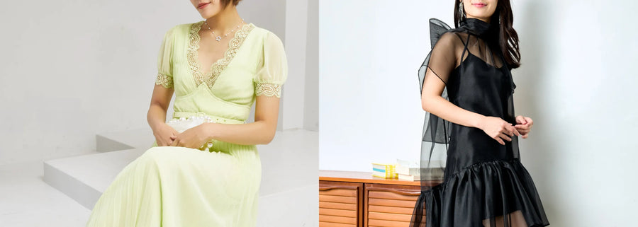 夏の結婚式参列におすすめのレンタルドレス｜イエロードレスとブラックドレス