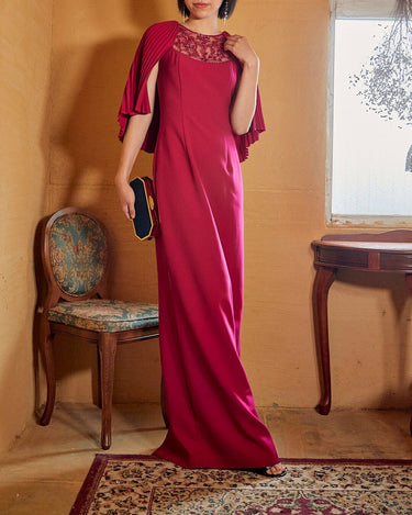 レンタルドレス｜Theia｜ピンク｜ロング丈｜パーティー