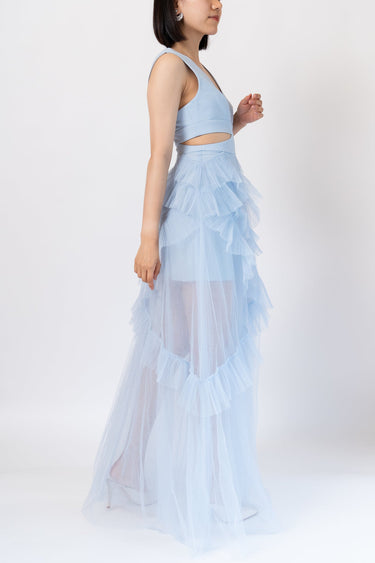 Bcbgmaxazria（ビーシービージーマックスアズリア）のロングドレス結婚式やパーティーにぴったりのレンタルアイテム。