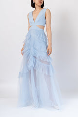 Bcbgmaxazria（ビーシービージーマックスアズリア）のロングドレス結婚式やパーティーにぴったりのレンタルアイテム。