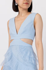 Bcbgmaxazria（ビーシービージーマックスアズリア）のロングドレス結婚式やパーティーにぴったりのレンタルアイテム。