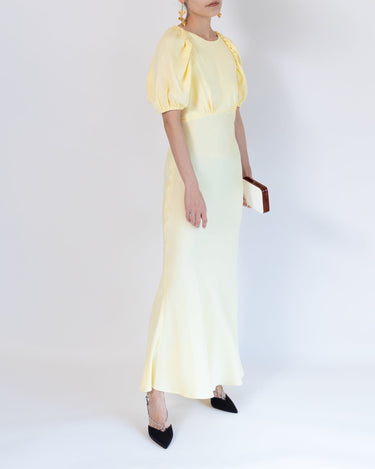 レンタルドレス｜Vanessa Cocchiaro｜イエロー｜ロング丈｜結婚式お呼ばれ